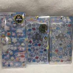 あわわちゃん　KAMIO JAPAN キャラクターシール 3枚セット　プチドロ