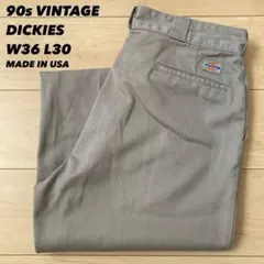y*9様 90s USA製 ディッキーズ874 ワークパンツ チノパン W36