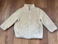 ファーリーフリースジャケット　ベージュ　ユニクロ　100cm