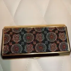 ジュエリーボックス　小物入れ　昭和レトロ　ビンテージ　コスメケース　ゴールド　金