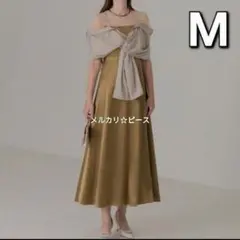 Leja ドット ワンピース リボン ボレロ 春夏 高見え モテ服 オケージョン