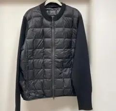 【TAION】ベーシック ローネックWジップ ニットスリーブダウンジャケット