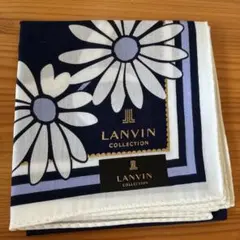 LANVIN COLLECTION デイジー柄ハンカチ