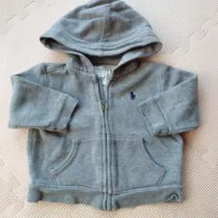Ralph Lauren フード付きパーカー 6M グレー