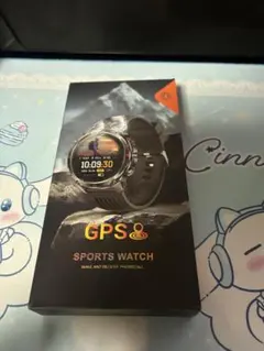 GPS搭載 スポーツスマートウォッチ 本体　箱あり。