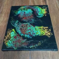 フルイドアート　ポーリングアート　抽象画　現代アート　モダンアート