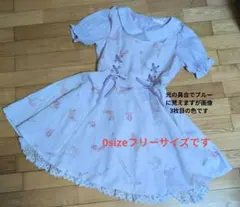 リズリサ　Romantic Shoes　パープル　ワンピース