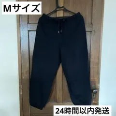 【Mサイズ】GU ヘビーウェイトスウェットパンツ　ネイビー