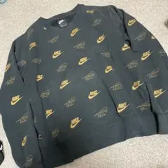 Nike ロゴプリント ブラック スウェット M