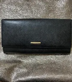 【美品】バーバリー　長財布　レディース　黒