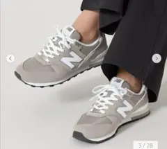 New Balance WL996 E12 ベージュ　24cm