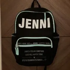 JENNI リュック ブラック ミントグリーンのサムネイル