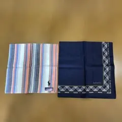 Ralph Lauren & Burberry ハンカチセット