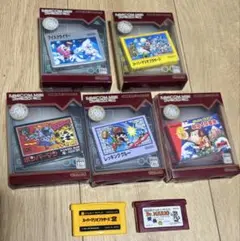 ファミコンミニ　ゲームボーイアドバンス7本5本箱説明書付