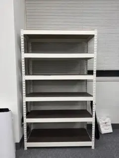 상태 좋음 ★ 폭 90.5 센티미터 x 150 cm 5 단 대형 철제 랙 금속 랙 보관 선반