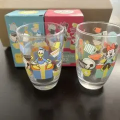 ディズニーキャラクターグラス 2個セット