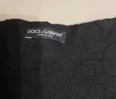 DOLCE & GABBANA ブラックマフラー ダメージ加工のサムネイル