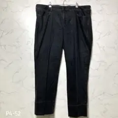 デニムパンツ ストレート ジーンズ 大きいサイズ カジュアル ロング 5L