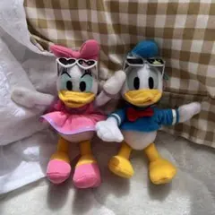 ディズニー シー ランド リゾート ドナルド デイジー キーホルダー