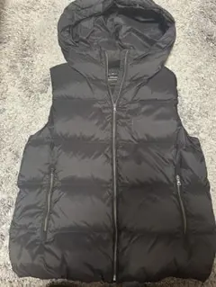 ナノユニバース　ダウンベスト黒 38
