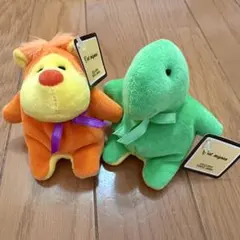 C'est mignon セ・ミニョン 手乗 ぬいぐるみ ドラゴン 緑 恐竜 竜