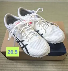 asics HEATFLAT 12 ホワイト/ブラック 26.5cm　陸上