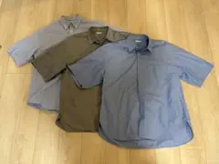 GU オーバーサイズ 半袖シャツ3枚セット