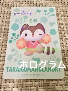 タライグマのランドリー ホログラム サンリオキャラクター大賞 カード フェスのサムネイル