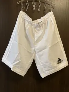 adidas ショートパンツ ホワイト ウエスト76 - メルカリ