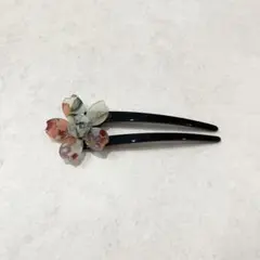 かんざし ❤︎ 着物　浴衣　七五三　和装　髪飾り　花　ピンク　ホワイト