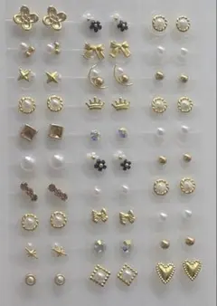 耳つぼジュエリー60粒　金アレ対応