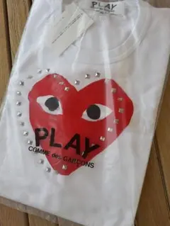 XL正規品新品未使用COMME des GARCONS PLAY ハートTシャツ