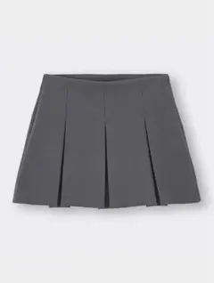 GU プリーツスカート グレー Mサイズ