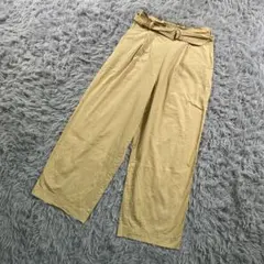 RAY CASSIN ベルト付き ワイドパンツ コットン100% フリーサイズ