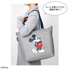 ★アクアスキュータム ミッキーマウスデザイン【保冷・保温機能付きトート】