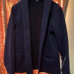 藍色のアウター