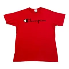 チャンピオン スクリプトロゴ プリント Tシャツ 2XL