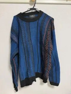 SIR WILLIAM 幾何学模様ニットセーター