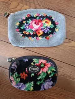 FEILER★ポーチ★シュニール織♪2個です！