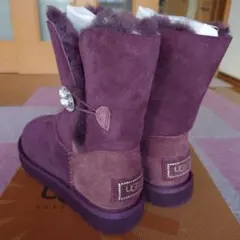 ★美品★UGG スワロフスキームートンショートブーツ23cm