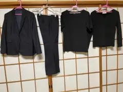 濃紺リクルートスーツセット　パンツスーツ　13号　Ｔシャツ2枚　おまとめセット