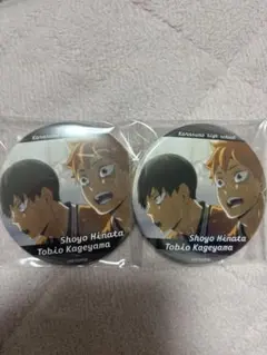 ハイキュー 影山飛雄 日向翔陽 缶バッジ くじ