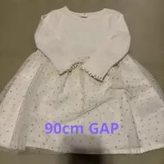 GAP 2歳用 ホワイト ワンピース