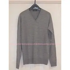 JOHN SMEDLEY イギリス製 ジョンスメドレー ウール Vネック ニット