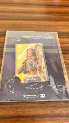 PHOENIXDARTS WOOAH サイン入りカード