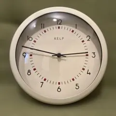 KELP シンプルアナログ時計 ホワイト