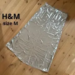 【試着のみ】H&M 新品 サテン マキシ マーメイド スカート M
