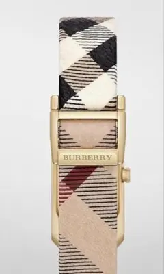 美品稼働　BURBERRY 腕時計　ブラック フェイス　バーバリー柄のベルト 楽天市場】バーバリー 時計 ベルトの通販