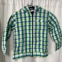 NIKE フード付きチェックジャケット 120cm