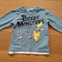 ポケットモンスター ピカチュウ 長袖薄手トレーナー